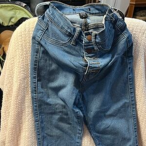 Classic High Rise Blue Jeans
